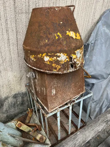Caçamba e gaiola para guincho