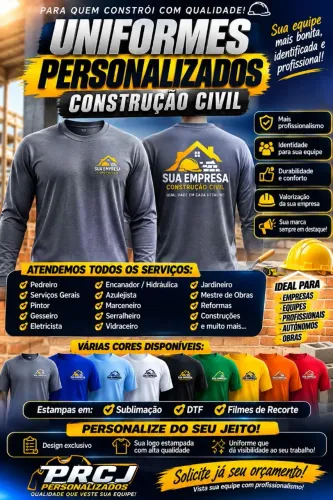 uniformes para construção civil