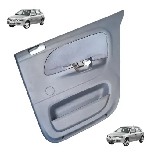 Forro Porta Traseiro Direito Gol Voyage G6 1.0 2013 A 2016 Preto