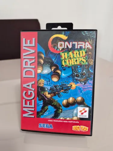 Jogo Contra Hard Corps - Mega Drive (Repro) - Padrão Tectoy