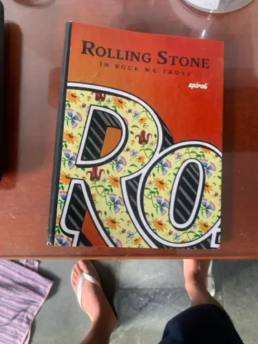 Caderno apitam Rolling Stone in rock we trust