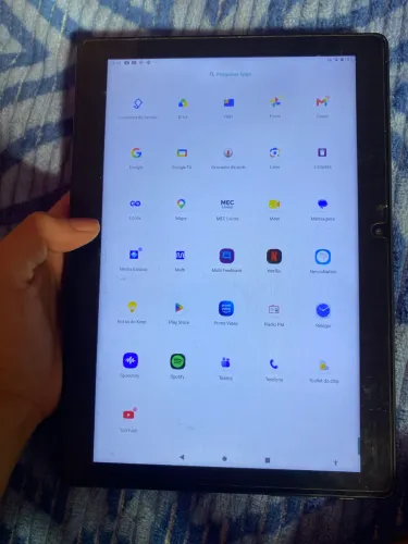 Tablet novo atualizando