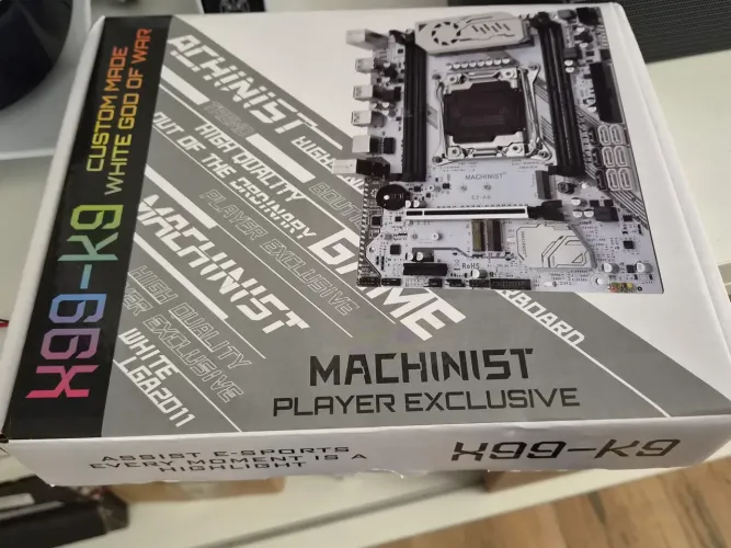 KIt x99 Xeon 2666v3 + Machinist X99 K9 + 32GB DDR3 (detalhe na placa mãe)