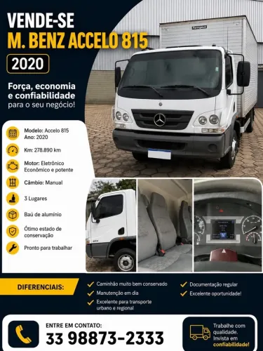Vendo Caminhão Mercedes 815