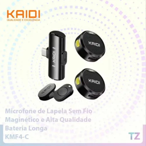 Microfone de LAPELA sem fio (ate IPhone 14)