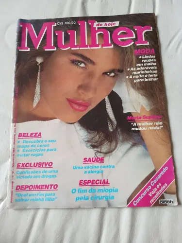 Revista mulher de hoje com xuxa lauro corona hortencia Martha suplicy 