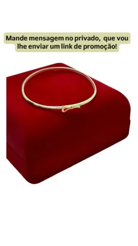 Bracelete Feminino De Ouro 18k 750 Boleado 1.9g