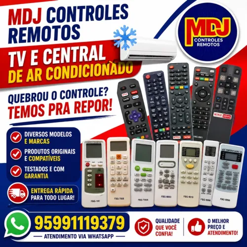 Controles pra tv