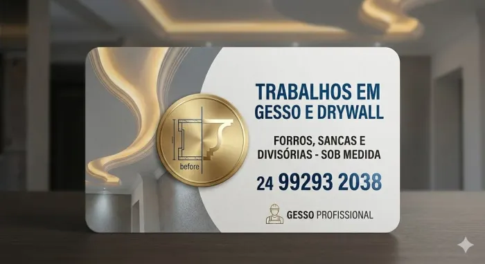Samuel do gesso instalação e reforma