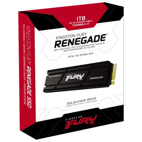 SSD Kingston Fury Renegade 1TB com Dissipador
