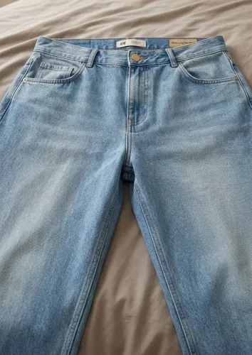 Lote com 4 Calças Jeans (Tamanhos 44/46) - Estilo Pantalona / Wide Leg