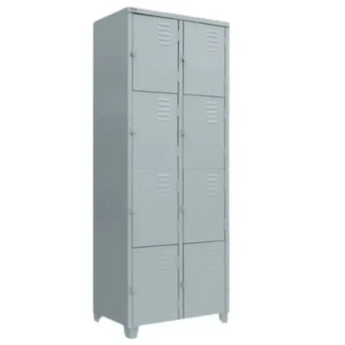 Armário Roupeiro de Aço 08 Portas PEQUENAS  Locker de Aço Vestiário