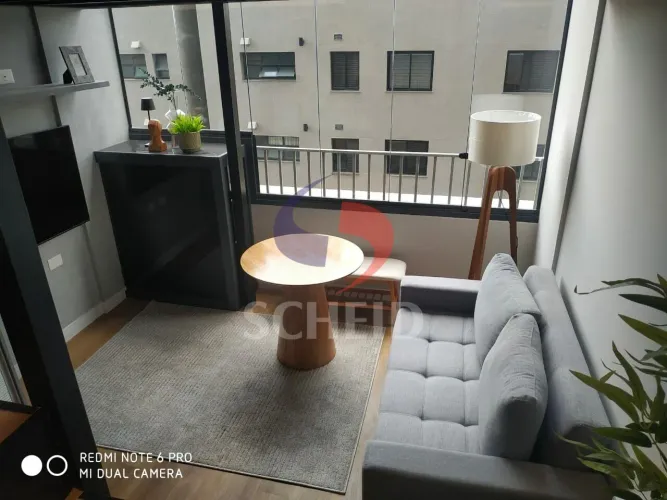 Studio para locação - 24m² pé direito alto - Mobiliado - Brooklin