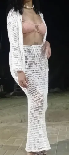 Vestuário em crochê