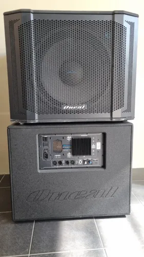 2 Caixas Oneal Sub Opsb-3218d-pt Preta