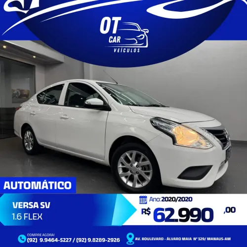 Nissan Versa SV 1.6 16V Flexstart 4P Aut. 2020