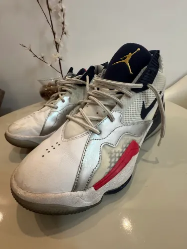 tênis nike air jordan zoom 92 masculino branco tam 44 br