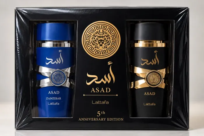 Kit Lattafa Asad 5th Anniversary Edition Original Lacrado 2x100ml