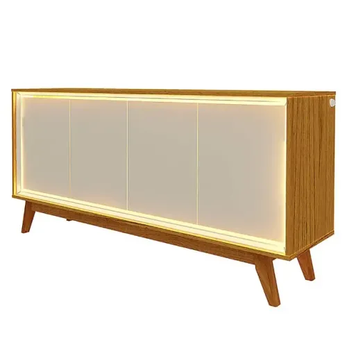 Buffet Requinte 4 Portas com Led Gelius