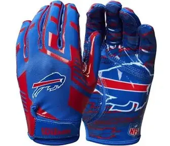 Luvas de futebol americano Wilson NFL com ajuste elástico