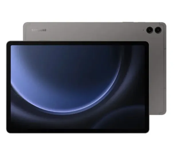 Tablet Samsung Galaxy Tab S9 FE+ Wifi, 128GB, 8GB RAM, Tela Imersiva de 12.4" Cinza
