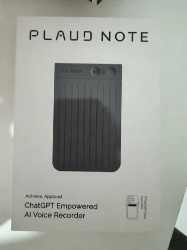 PLAUD NOTE - Gravador de Voz com Inteligência Artificial (IA) + Estojo MagSafe