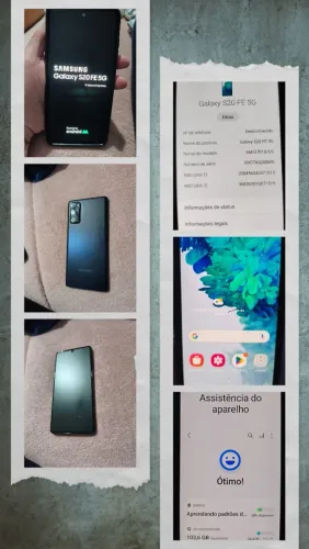 ? Samsung Galaxy S20 FE - Muito conservado + caixa e NF