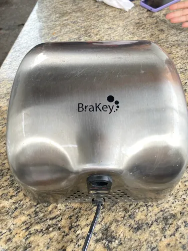 Secador de mãos automático de inox 