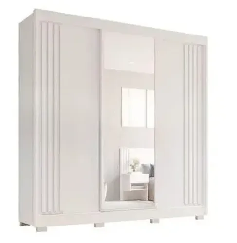 Guarda-roupa casal - Branco 