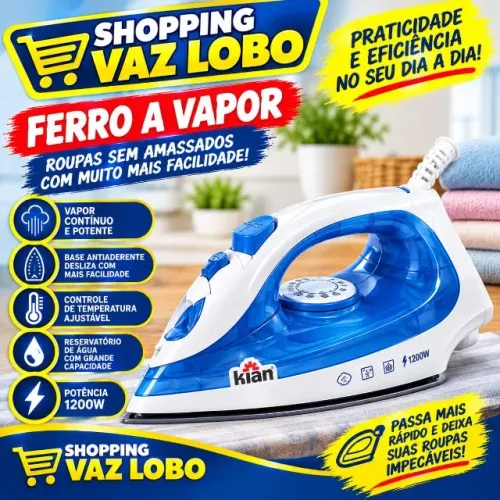 Ferro a Vapor | Kian