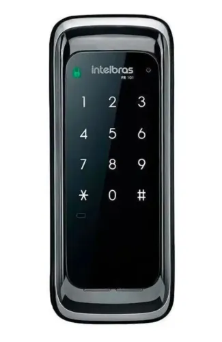 Fechadura Intelbras Fr 101 instalada