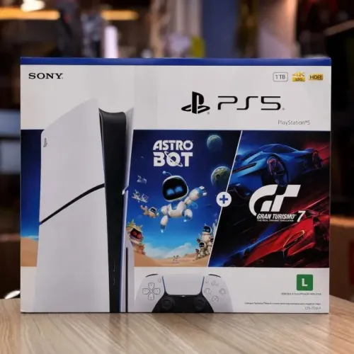 PS5 PlayStation 5 Mídia Física + 2 Jogos + 1 controle com 1 ano de Garantia + Nota fiscal