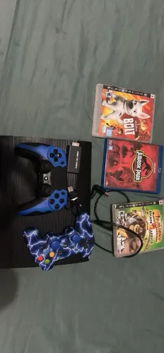 PS3 Super Slim 256gb COM DEFEITO, NÃO DA IMAGEM