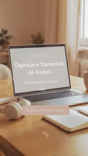 Digitação e transcrição de áudios - home office - sigilo