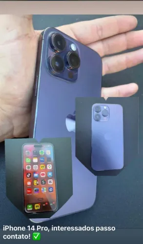 iPhone 14 Pro roxo