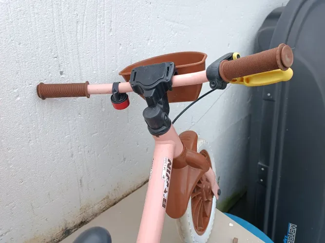 Bicicleta Infantil de Equilíbrio Runride 500 Btwin Rosa Aro 12.