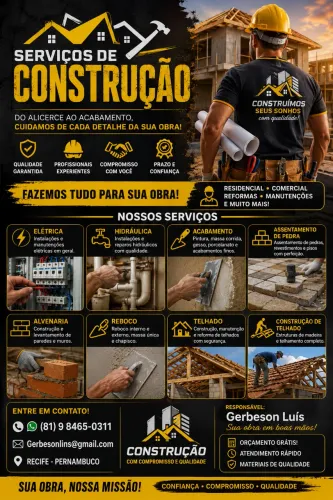 Serviços de construção