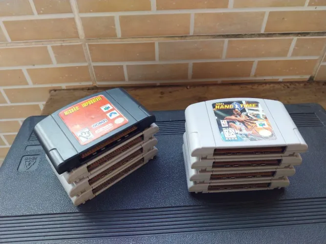 8 cartuchos Nintendo 64 originais