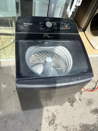 MAQUINA BRASTEMP 12KG CINZA TITANIUM