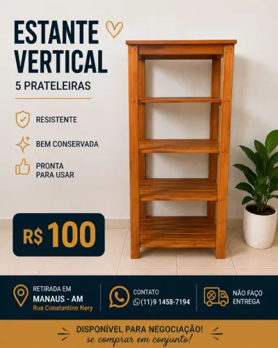 Estante vertical