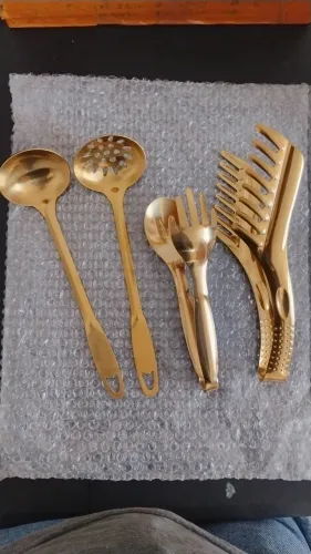 Conjunto de Utensílios 4 peças Aço Inox