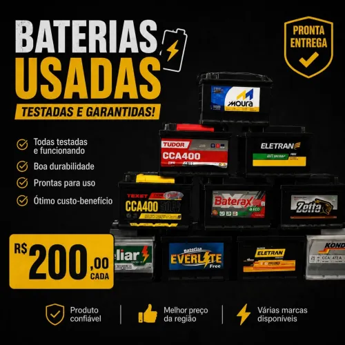 Baterias usadas 100%