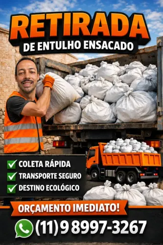 Retirada entulho