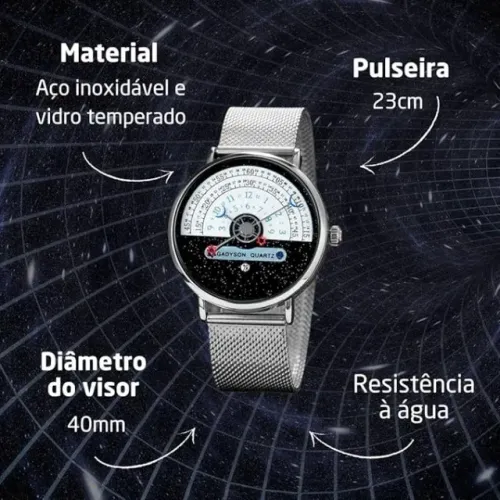 Relógio Cosmic Iron *oferta*