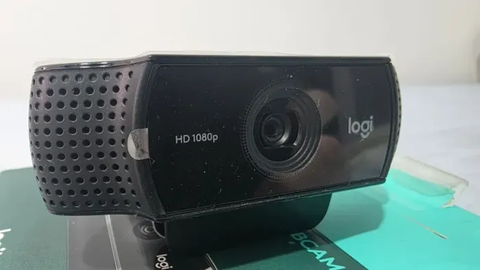 Logitech C922 Pro Stream Webcam Full HD 1080p - Nova, Nunca Usada