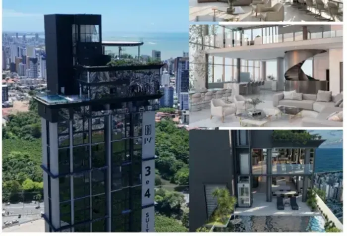 Super Cobertura Miramar C/1260m² 5 Suítes + 8 Vagas de Garagem Exclussivo