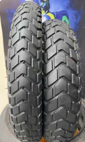 PAR DE PNEU DE MOTO PIRELLI MT-60 original BROS e XRE190 PNEUS SEMI NOVOS
