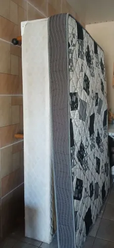 Cama box de casal com colchão