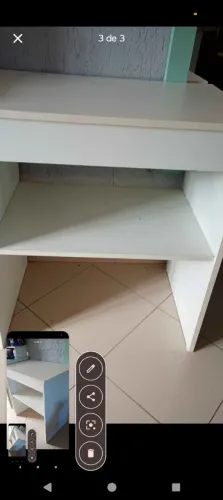 Mesa MDF branca