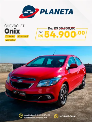 Chevrolet Onix Hatch LT 1.4 8V Flex Aut. 4P 2015